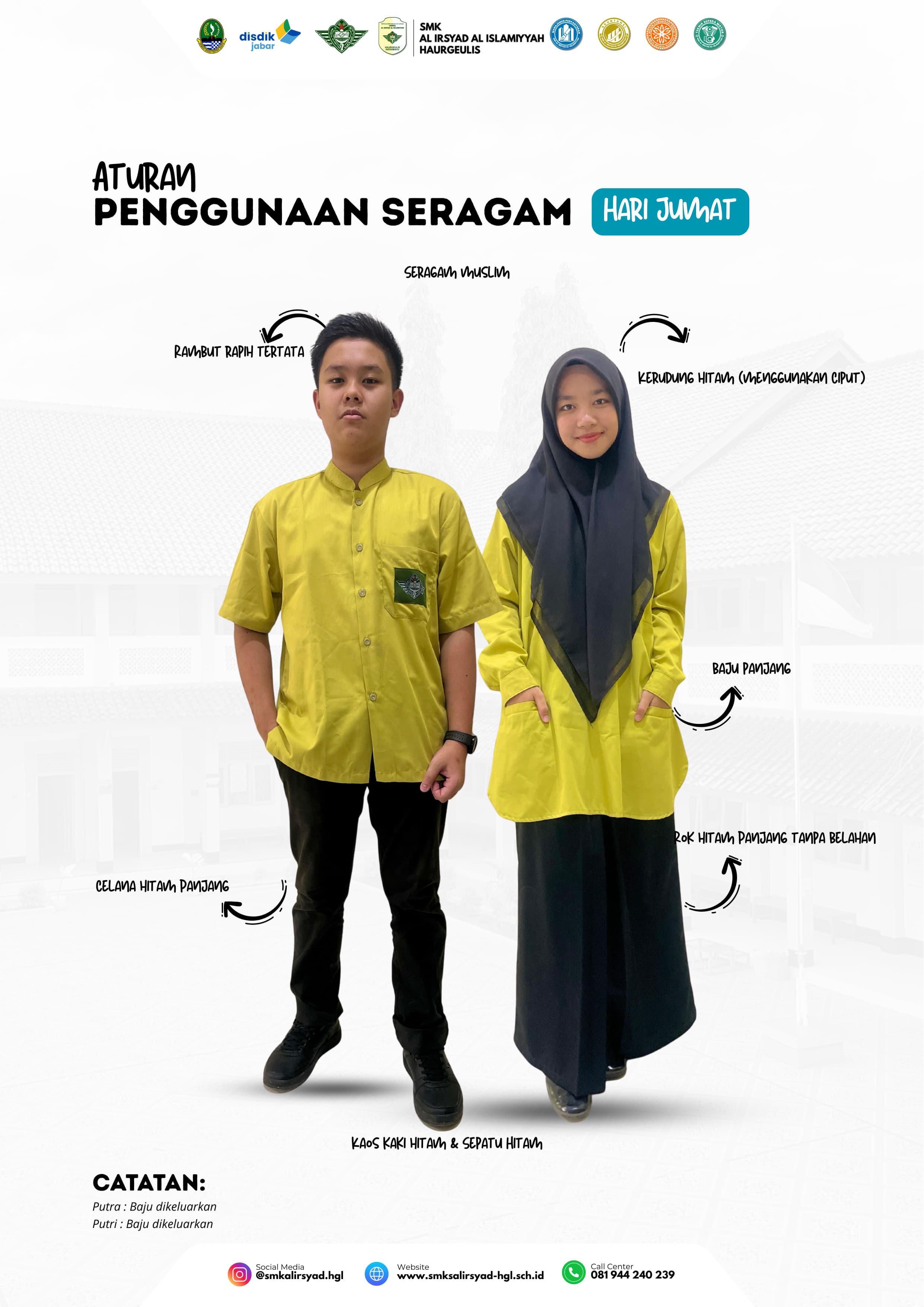 Penggunaan seragam hari jum'at